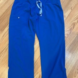 FIGS blue jade scrub pants